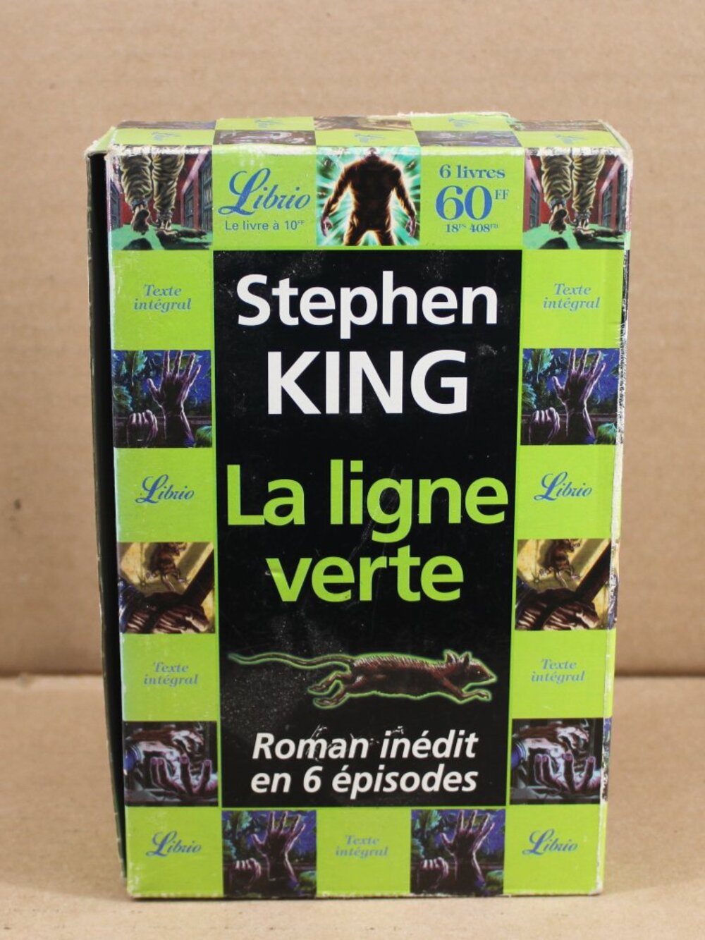 Lot 6 Livres Stephen King - La Ligne Verte Série Complète French